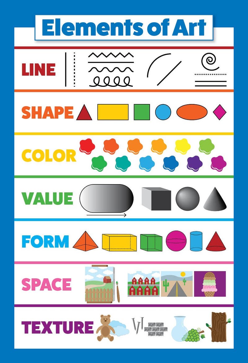 Palace Learning Elements of Art & Principles of Design 16 Poster Set (PAPER, 13 x 19) - Image 2